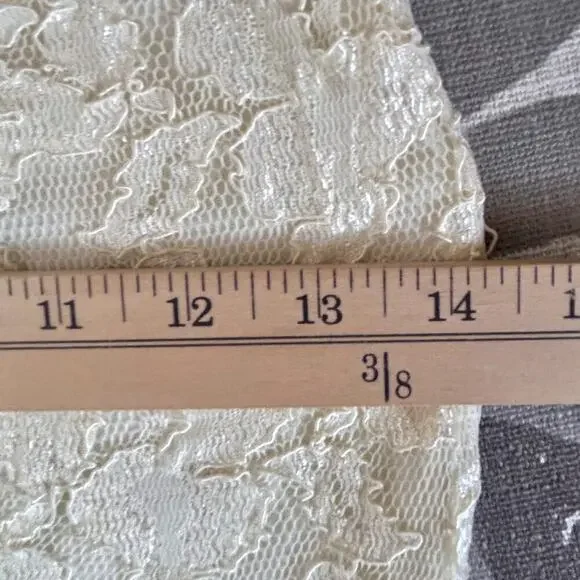 SOLD SOLD SOLD Vintage 90's Betsey Johnson LUXE Ivory Lace Slip Dress - Picture 14 of 15